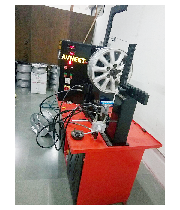Alloy Wheel Straightening machine Manufacturer, Exporters in Ludhiana Punjab India