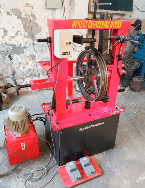 Two Wheeler Alloy Repair Machine Manufacturer, Exporters in Ludhiana Punjab India